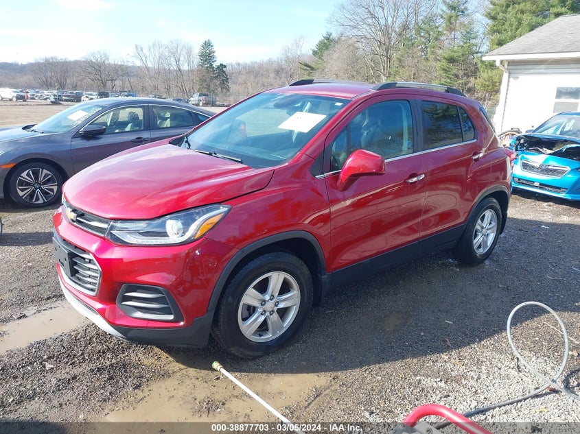 VIN 3GNCJLSB1KL308169 2019 CHEVROLET TRAX LT