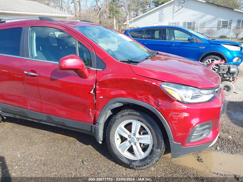 VIN 3GNCJLSB1KL308169 2019 CHEVROLET TRAX LT