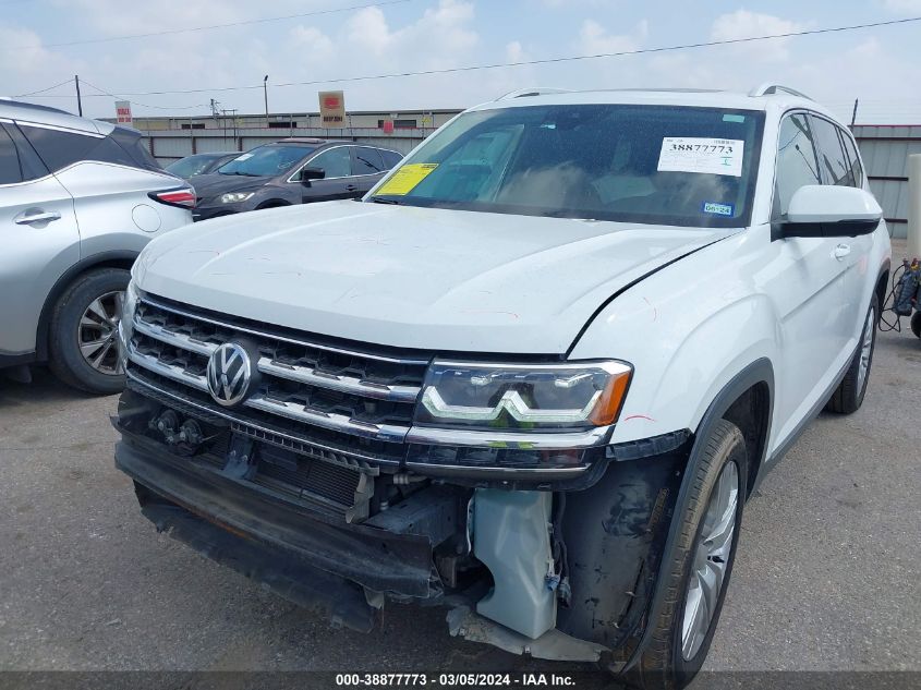 2019 Volkswagen Atlas 3.6L V6 Sel Premium VIN: 1V2NR2CA1KC563800 Lot: 38877773