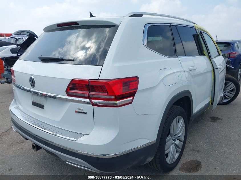 2019 Volkswagen Atlas 3.6L V6 Sel Premium VIN: 1V2NR2CA1KC563800 Lot: 38877773