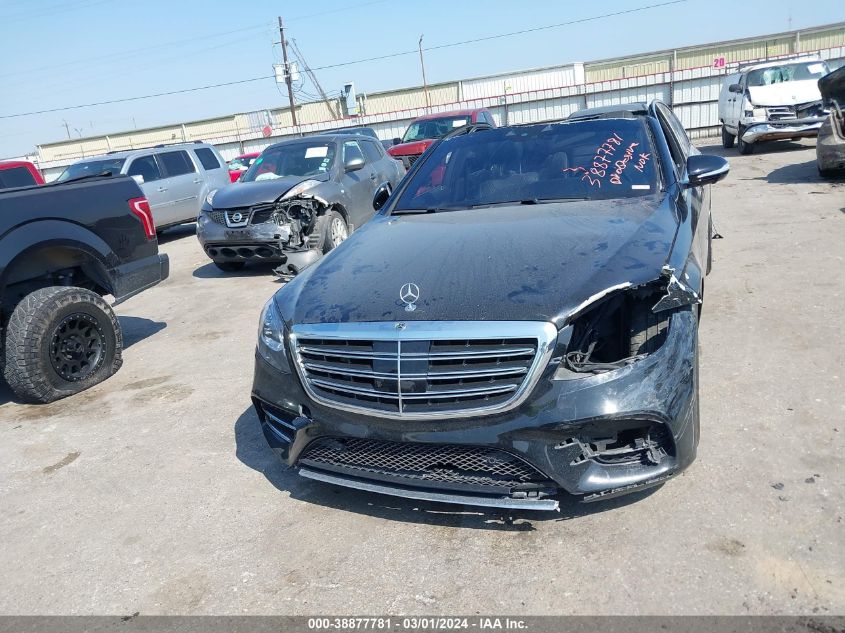 2020 Mercedes-Benz S 450 VIN: W1KUG6GB0LA557275 Lot: 38877781