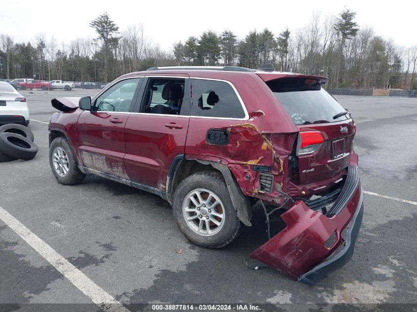 2019 Jeep Grand Cherokee Laredo E 4X4 VIN: 1C4RJFAG2KC814154 Lot: 38877814