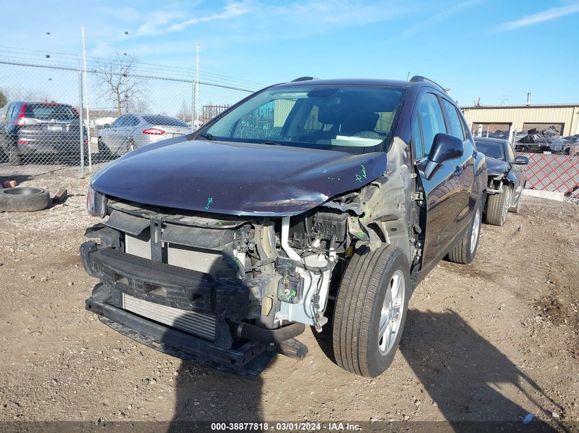 VIN 3GNCJLSB4KL301281 2019 CHEVROLET TRAX 1LT