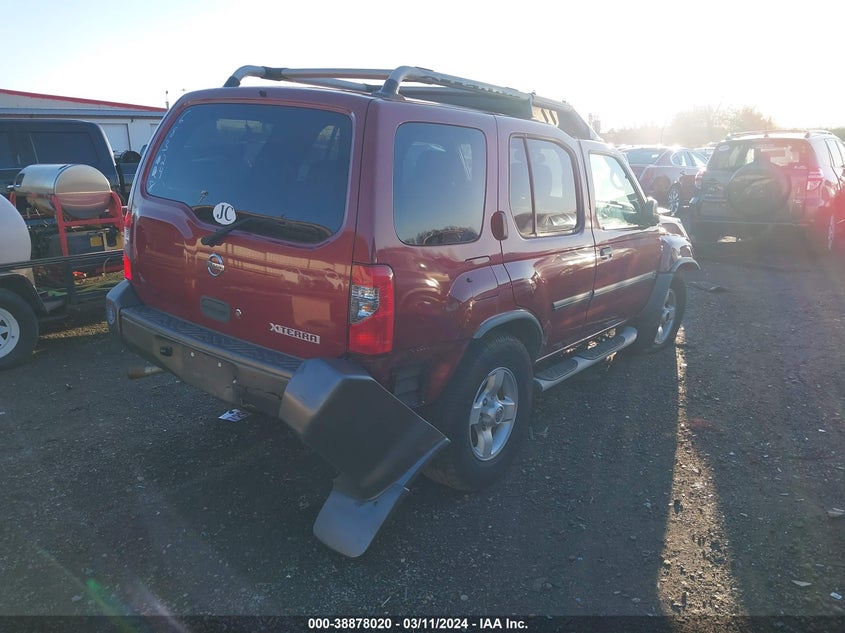 2004 Nissan Xterra Xe VIN: 5N1ED28Y74C683248 Lot: 38878020