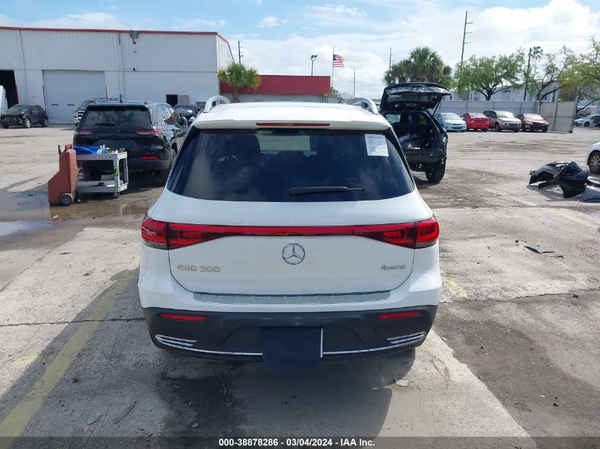 W1N9M0KB9PN052534 2023 Mercedes-Benz Eqb 300 Suv 4Matic