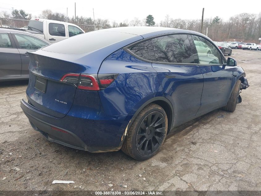 2023 Tesla Model Y Awd/Long Range Dual Motor All-Wheel Drive VIN: 7SAYGDEE4PA185739 Lot: 38878308