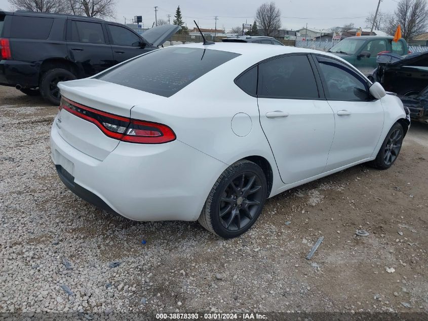 2016 Dodge Dart Se VIN: 1C3CDFAA4GD606484 Lot: 38878393