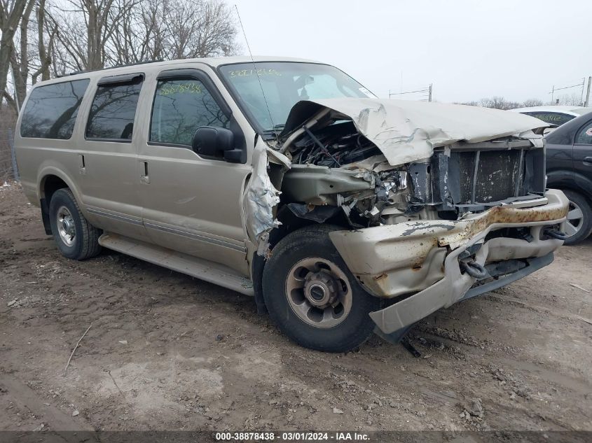 2004 Ford Excursion Limited VIN: 1FMNU43SX4EB83278 Lot: 38878438