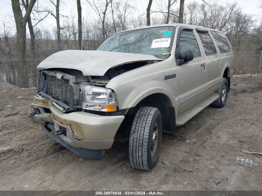 2004 Ford Excursion Limited VIN: 1FMNU43SX4EB83278 Lot: 38878438