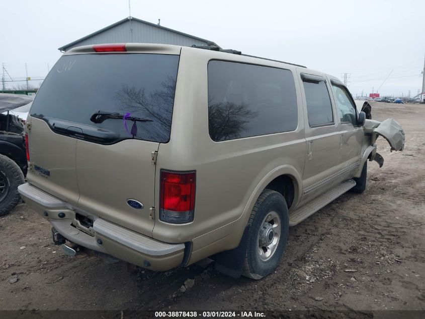 2004 Ford Excursion Limited VIN: 1FMNU43SX4EB83278 Lot: 38878438