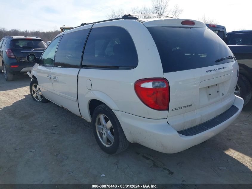 2006 Dodge Grand Caravan Sxt VIN: 2D4GP44L76R860727 Lot: 38878448