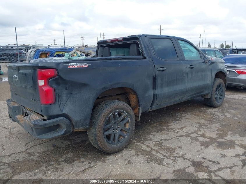 2022 Chevrolet Silverado 1500 Ltd 4Wd Short Bed Custom Trail Boss VIN: 3GCPYCEL4NG176323 Lot: 38878485