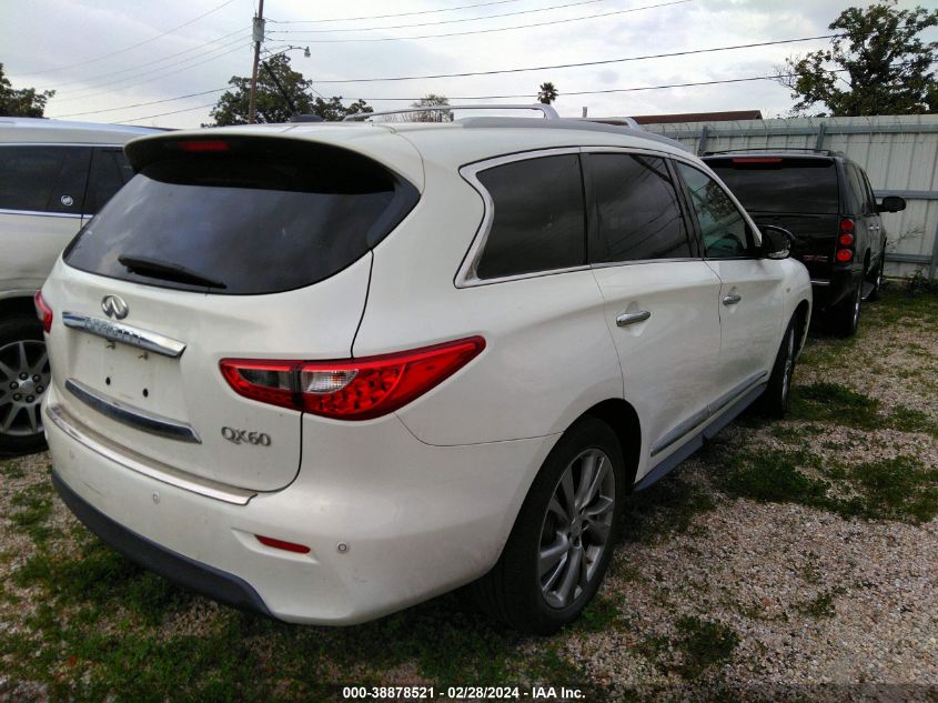 2014 Infiniti Qx60 VIN: 5N1AL0MM4EC531311 Lot: 38878521