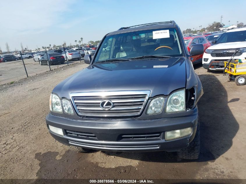 2004 Lexus Lx 470 VIN: JTJHT00W943546294 Lot: 38878566