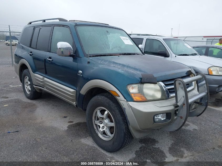 2001 Mitsubishi Montero Limited VIN: JA4MW51R71J007625 Lot: 38878809