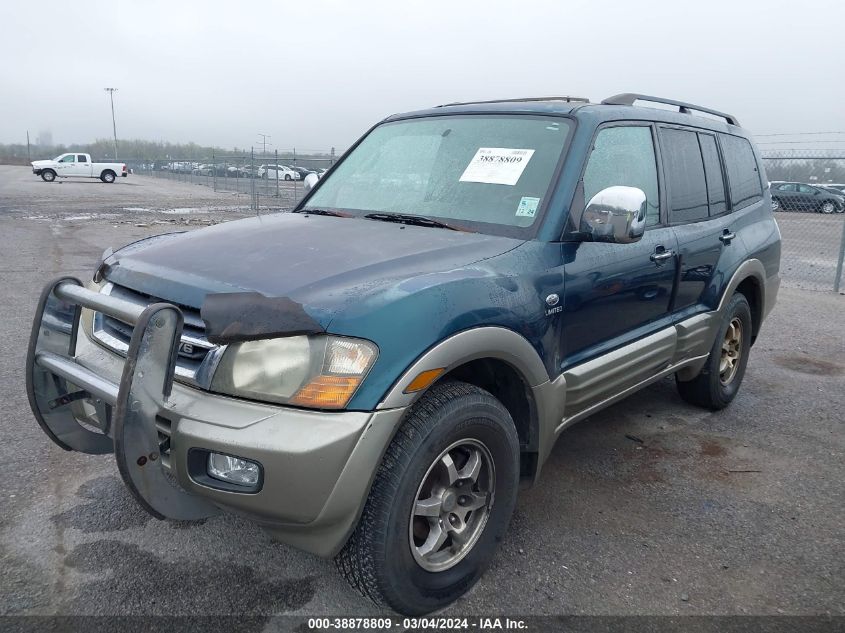 2001 Mitsubishi Montero Limited VIN: JA4MW51R71J007625 Lot: 38878809