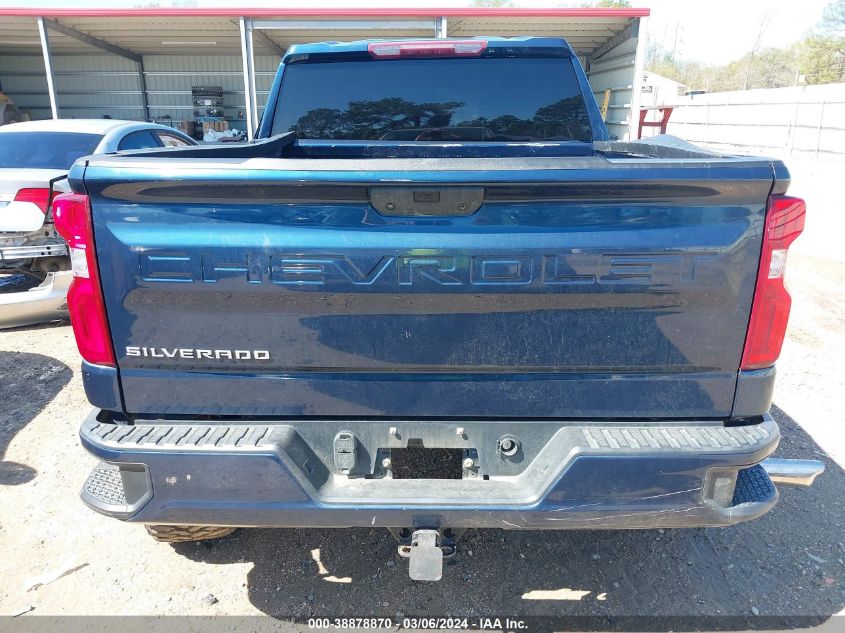 2021 Chevrolet Silverado 1500 2Wd Short Bed Custom VIN: 3GCPWBEK7MG192585 Lot: 38878870