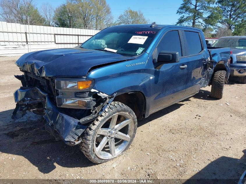 2021 Chevrolet Silverado 1500 2Wd Short Bed Custom VIN: 3GCPWBEK7MG192585 Lot: 38878870