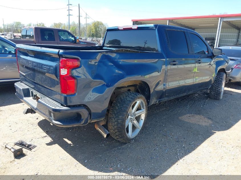 2021 Chevrolet Silverado 1500 2Wd Short Bed Custom VIN: 3GCPWBEK7MG192585 Lot: 38878870