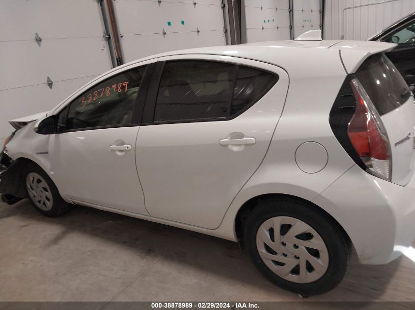 2016 Toyota Prius C Three VIN: JTDKDTB35G1590044 Lot: 38878989