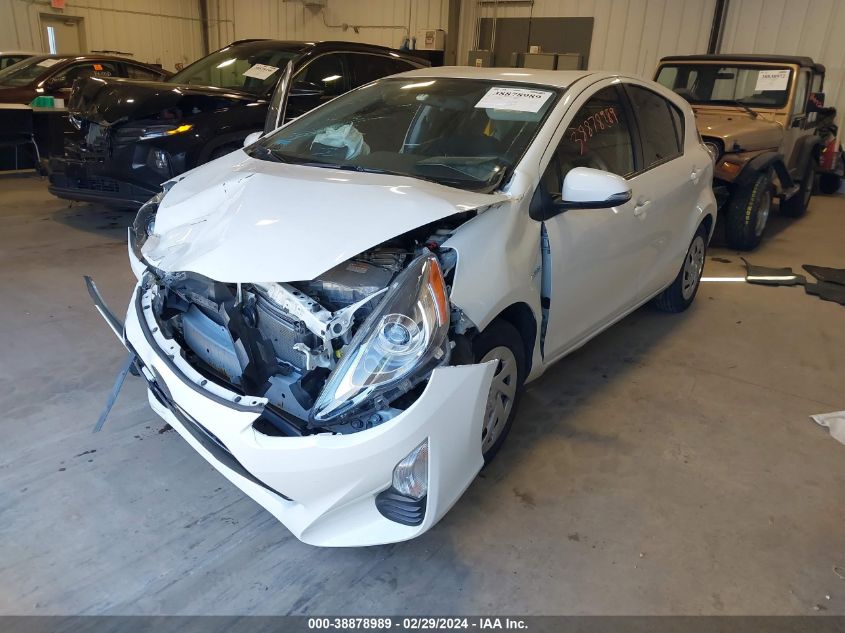 2016 Toyota Prius C Three VIN: JTDKDTB35G1590044 Lot: 38878989