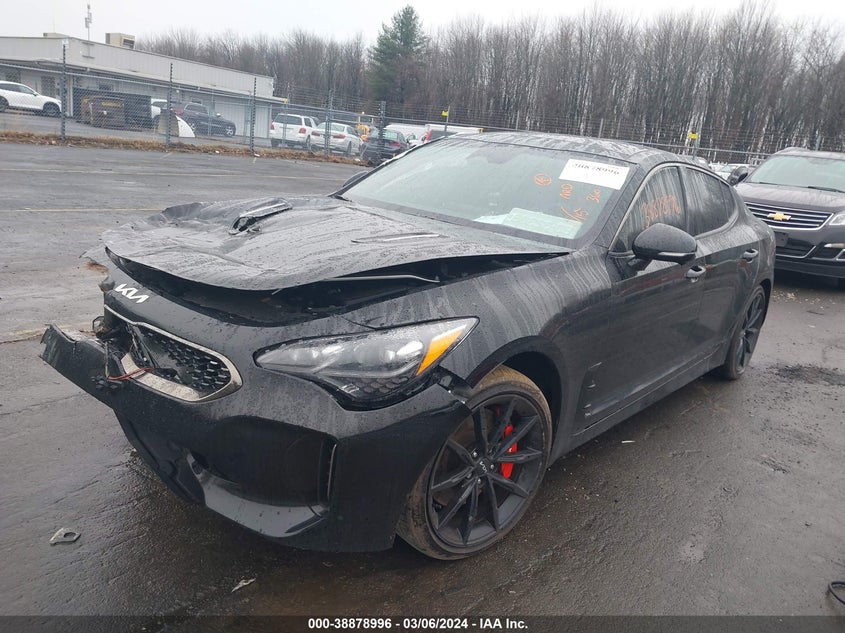 2022 Kia Stinger Gt2 VIN: KNAE55LC2N6119342 Lot: 38878996