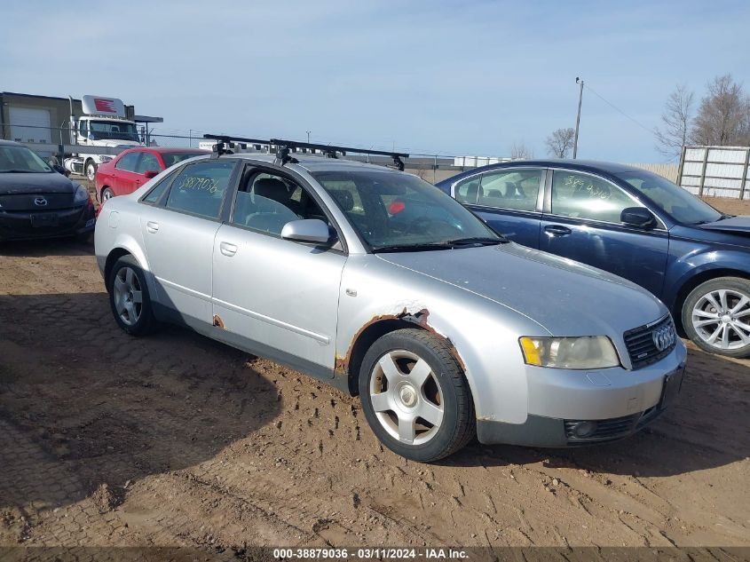 2002 Audi A4 1.8T VIN: WAULC68E52A183560 Lot: 38879036