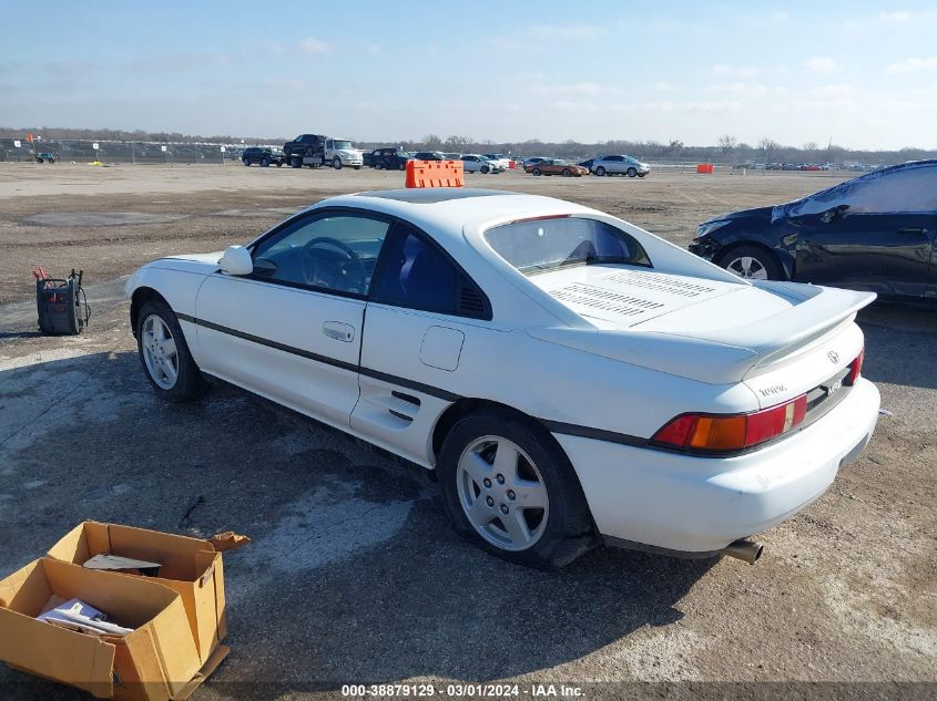 1993 Toyota Mr2 VIN: JT2SW21M3P0019391 Lot: 38879129