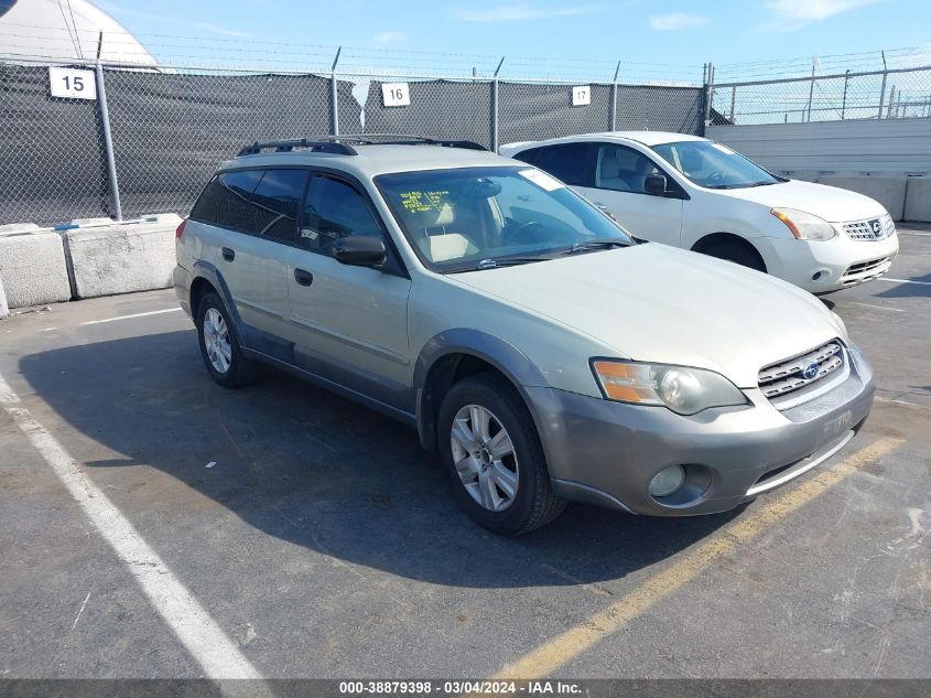 2005 Subaru Outback 2.5I VIN: 4S4BP61CX57316693 Lot: 38879398