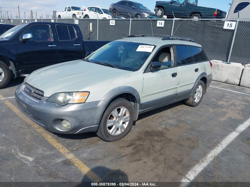 2005 Subaru Outback 2.5I VIN: 4S4BP61CX57316693 Lot: 38879398