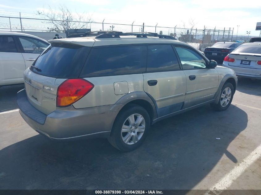 2005 Subaru Outback 2.5I VIN: 4S4BP61CX57316693 Lot: 38879398