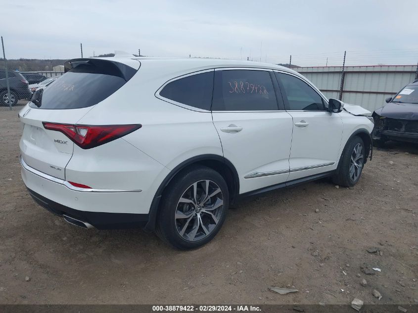 5J8YE1H46NL015563 2022 Acura Mdx Technology Package