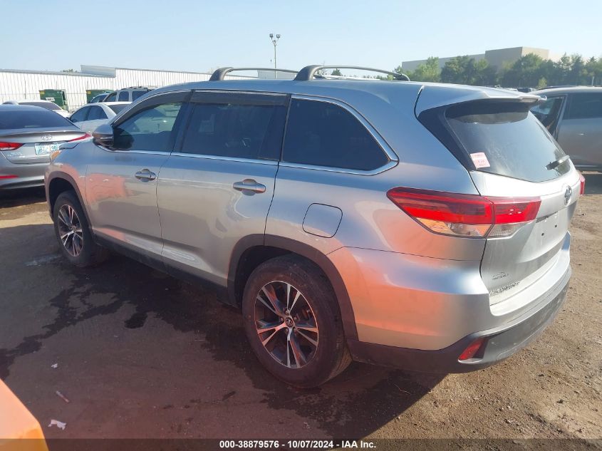 2019 Toyota Highlander Le VIN: 5TDZZRFH3KS363729 Lot: 38879576