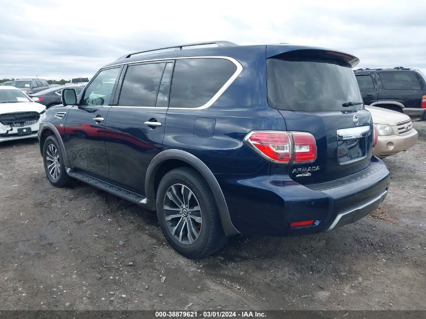 2020 Nissan Armada Sl 2Wd VIN: JN8AY2ND5L9108963 Lot: 38879621