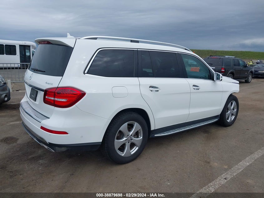 2017 Mercedes-Benz Gls 450 4Matic VIN: 4JGDF6EE8HA752165 Lot: 38879698