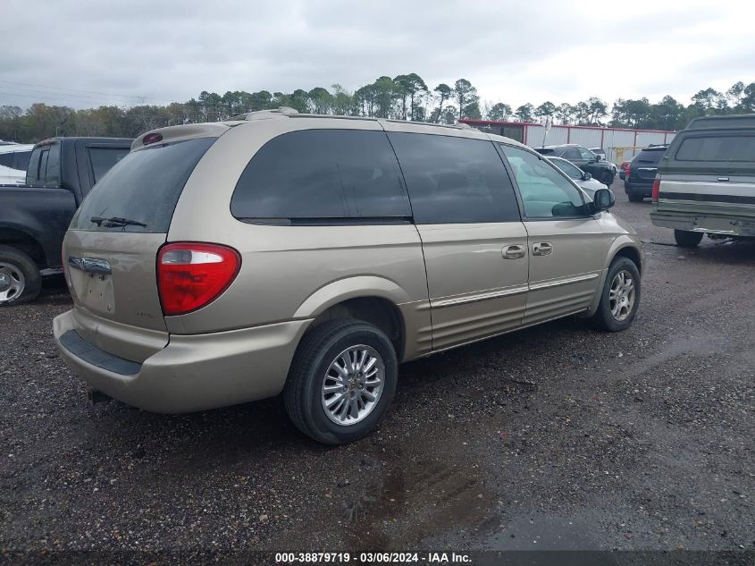 2002 Chrysler Town & Country Limited VIN: 2C8GP64L72R621924 Lot: 38879719