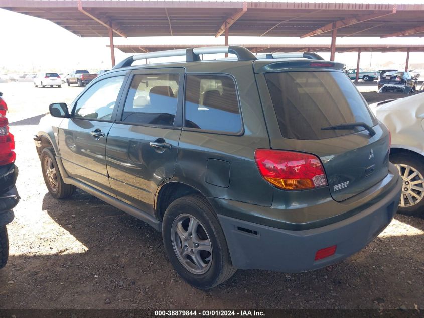 2003 Mitsubishi Outlander Ls VIN: JA4LZ31G63U081366 Lot: 38879844