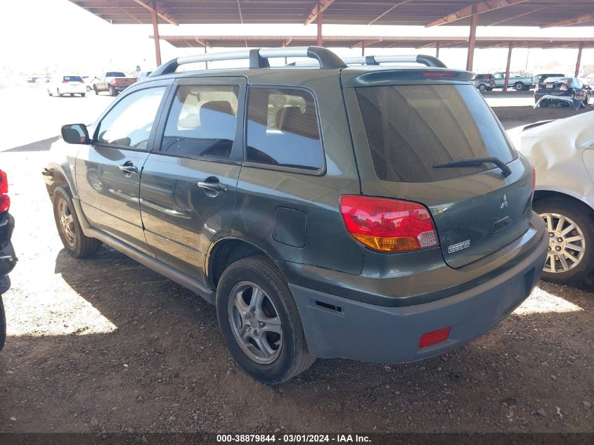 2003 Mitsubishi Outlander Ls VIN: JA4LZ31G63U081366 Lot: 38879844