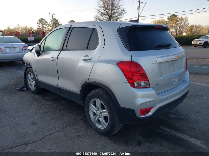 VIN KL7CJKSB1MB302070 2021 CHEVROLET TRAX FWD LS