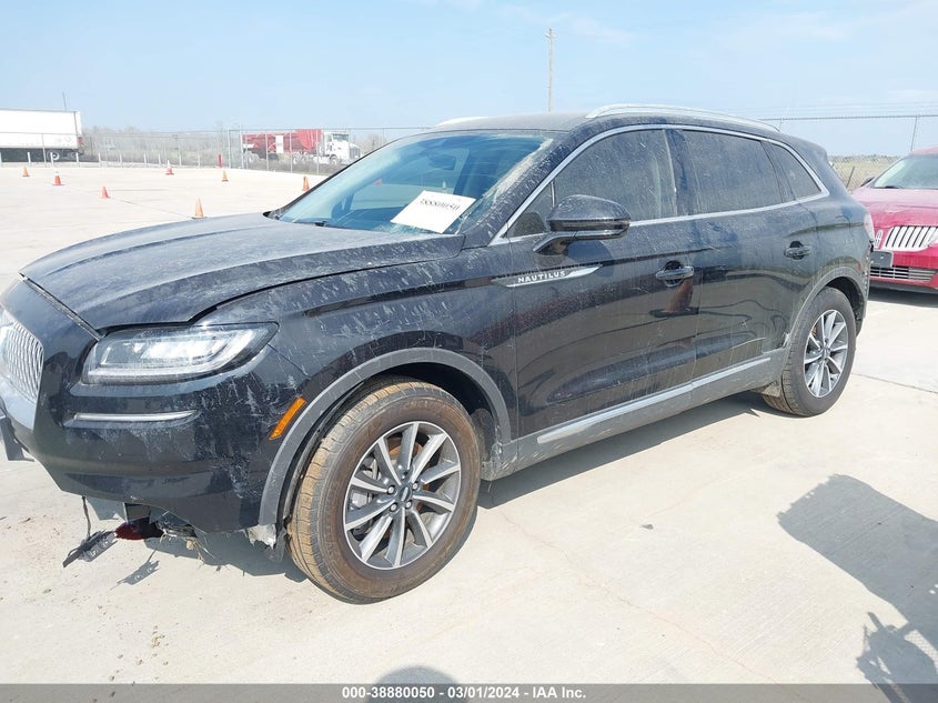 2022 LINCOLN NAUTILUS 2.0L I-4 DI, DOHC, V(VIN: 2LMPJ6J99NBL26235