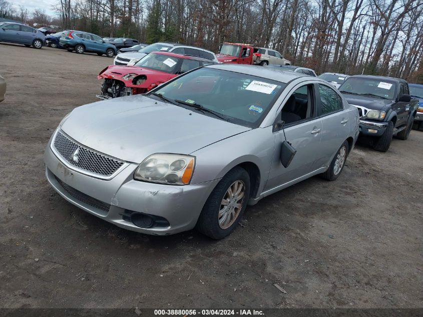 2012 Mitsubishi Galant Fe VIN: 4A32B2FF3CE022072 Lot: 38880056