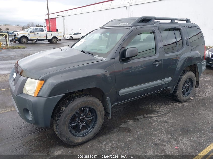 2007 Nissan Xterra X VIN: 5N1AN08W67C542173 Lot: 38880171