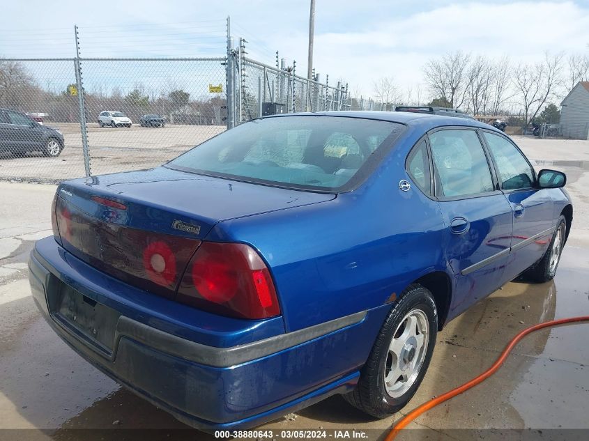 2003 Chevrolet Impala VIN: 2G1WF55K039205269 Lot: 40427256