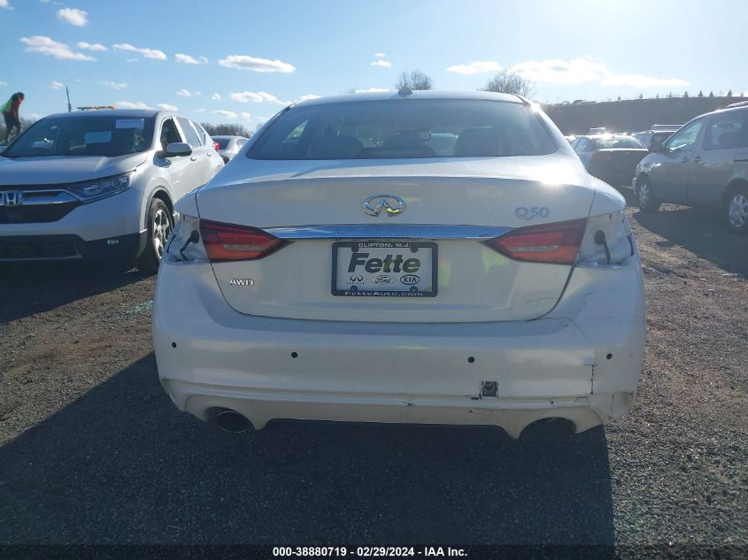 2020 Infiniti Q50 Luxe Awd VIN: JN1EV7AR6LM252557 Lot: 40712093