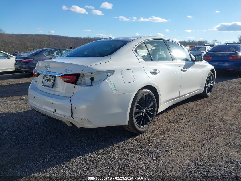 2020 Infiniti Q50 Luxe Awd VIN: JN1EV7AR6LM252557 Lot: 40712093