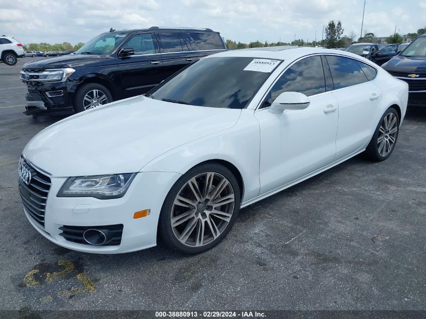 2012 Audi A7 Premium VIN: WAUSGAFC8CN017502 Lot: 38880913