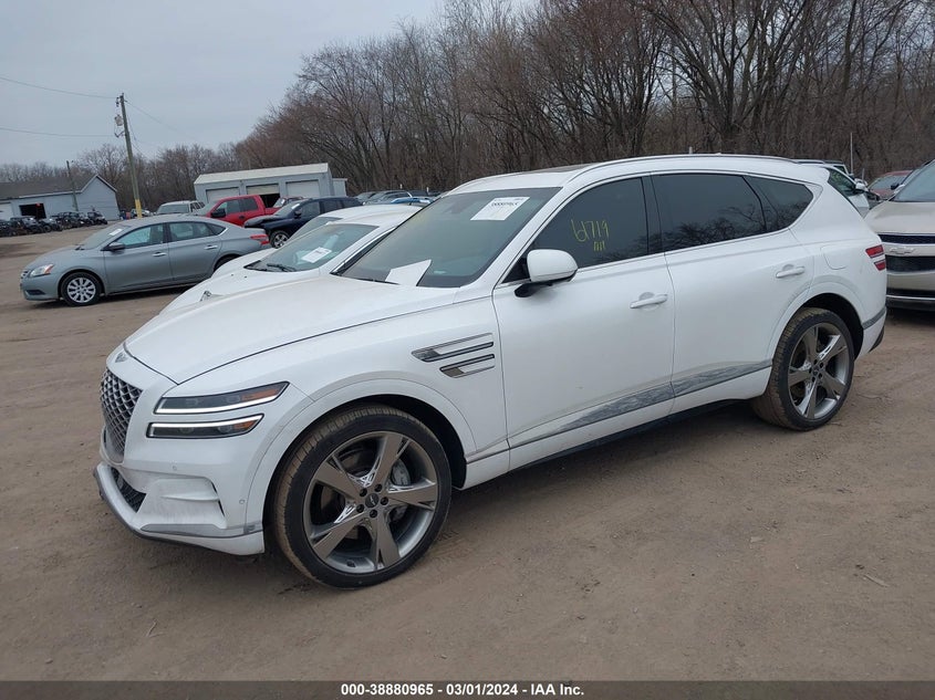 2021 GENESIS GV80 3.5L V-6 DI, DOHC, V(VIN: KMUHCESC4MU071664