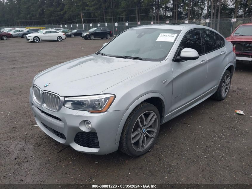 2016 BMW X4 xDrive35I VIN: 5UXXW5C58G0N91799 Lot: 38881228