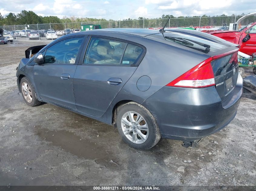 2010 Honda Insight Ex VIN: JHMZE2H77AS012852 Lot: 38881271