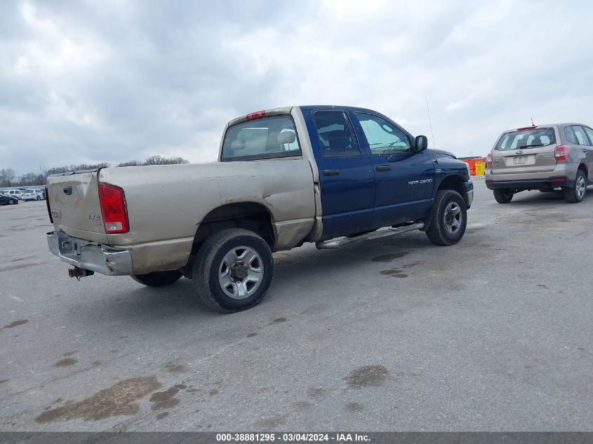 2004 Dodge Ram 2500 Slt/Laramie VIN: 1D7KU28D84J258594 Lot: 38881295